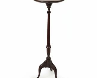 Antique Mahogany Tripod Pedestal Plant Stand / Torchère