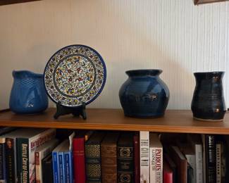 Handmade Blue Pottery
