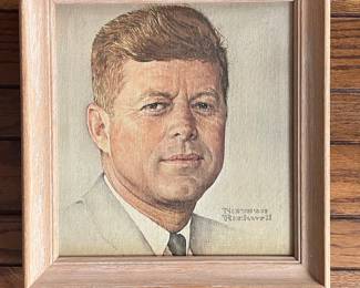 John F. Kennedy Portrait by Norman Rockwell (1960)