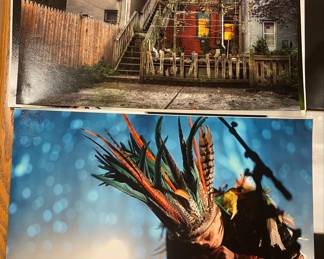 Photographic Prints of Urban Backyard and Performer