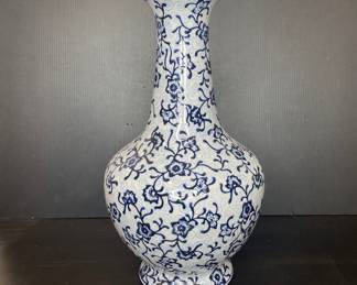 Blue & White Porcelain Vase