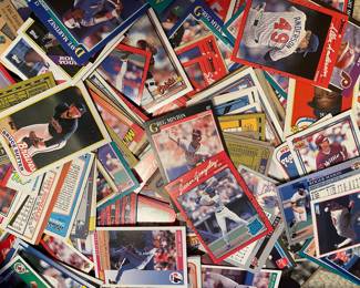 Large Collection Vintage Baseball Cards