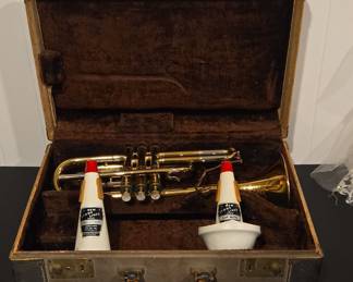 Vintage Cornet with Case and Mutes