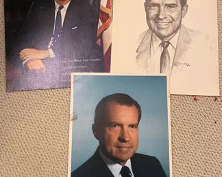 Presidential Portraits Collection: JFK and Richard Nixon