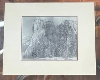Ansel Adams "El Capitan" Photograph from JFK Inaugural Collection