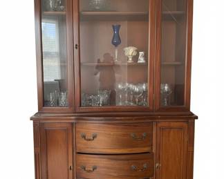 Vintage  Duncan Phyfe Style China Cabinet