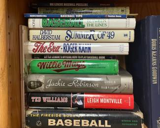 Collection of Baseball Books