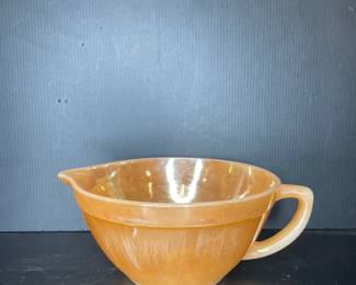 Fire King Peach Lusterware Batter Bowl