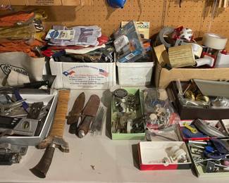 Assorted Tools and Hardware