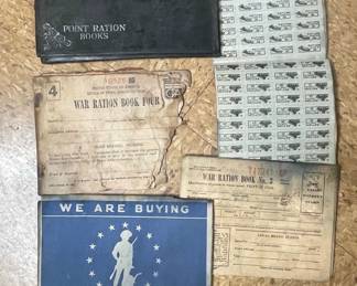 World War II Ration Books and Stamps