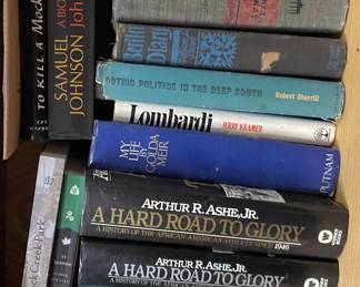 Collection of Hardcover Books on History and Biography