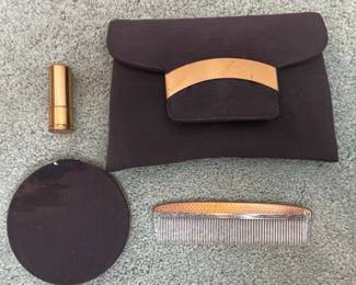 Vintage Lin Bren Creation Bag & Vanity Set