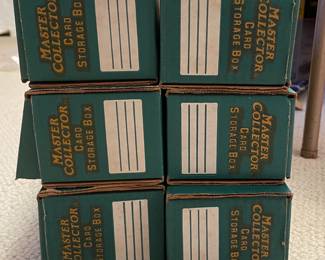Master Collector Card Storage Boxes with Cards