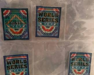 1977 World Series Trivia Stickers