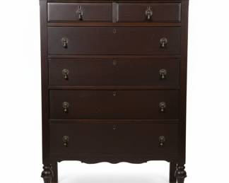 Vintage Empire Revival Mahogany Dresser