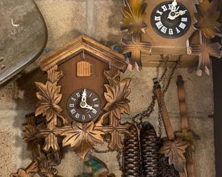 Vintage Cuckoo Clocks