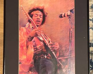 Jimi Hendrix "Electric Lady" Art Print