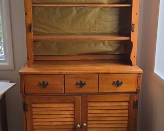 Vintage Maple Hutch