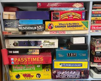 Vintage Board Games and Puzzles