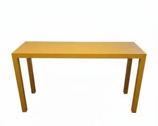 Yellow Parsons Console Table