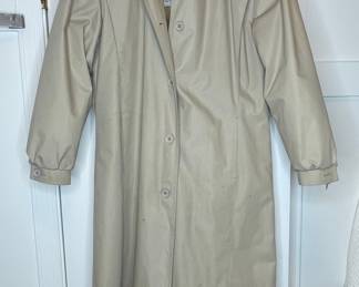 Women's Beige London Fog Trench Coat