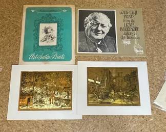 Lionel Barrymore GoldEtch Prints Collectors Album