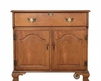 Vintage "Heirloom Nutmeg Maple" Dry Sink Cabinet