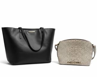 Brahmin Tote Bag and Cosmetic Pouch Set