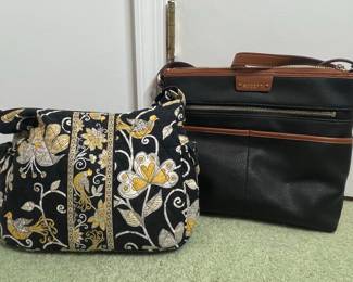 Vera Bradley "Yellow Bird" Tote Bag and Rosetti Crossbody