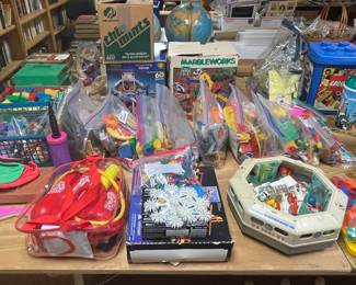 Assorted Toys and Collectibles including K'NEX