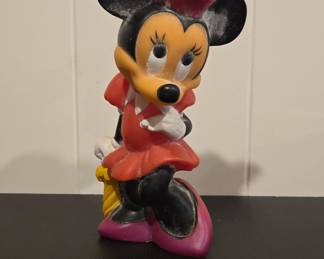 Vintage Minnie Mouse Bubble Blower Figurine