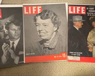 Life Magazine Collection: Robert Kennedy, Eleanor Roosevelt, and Truman/MacArthur Dispute