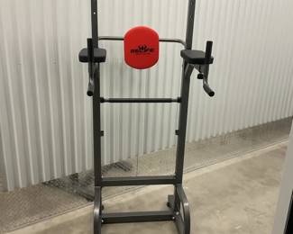 RELIFE Power Tower Pull Up Bar Station Dip Station Home Gym Strength Training Equipment