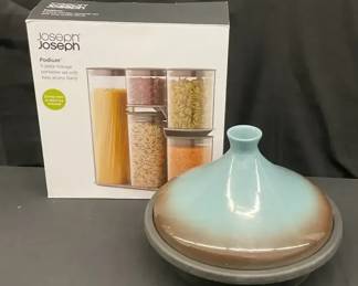 Kook Moroccan Tagine Joseph Joseph Podium 5Piece Storage Set New