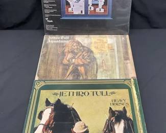 Jethro Tull Vinyl Albums Aqualung, Heavy Horses  Sealed Benefit 3 LP Lot