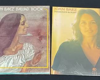Joan Baez Vinyl Albums Joan Baez Ballad Book  Diamonds  Rust 2 LP Lot