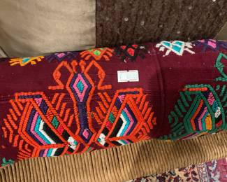Vintage handwoven pillows
