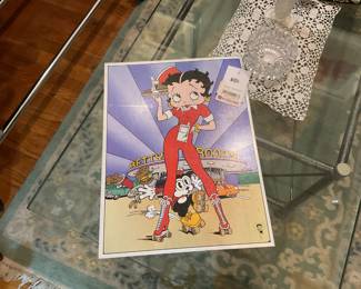 Vintage Betty Boop’s diner metal wall hanging $28 + tax