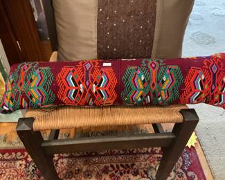 Vintage handwoven pillows