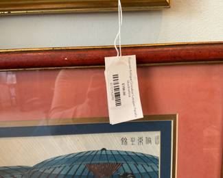 Antique Cinnabar lacquer panels framed shadowbox (11.5” 17.5”) $52.5 + tax