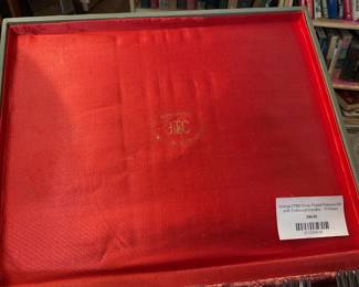 Vintage EPNS silver plated flatware set with embossed handles (19 pc) $28 + tax