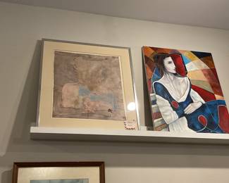 Framed and signed Mihail $210 + tax