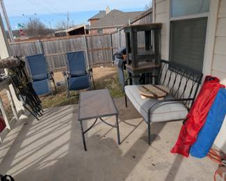 Patio Furniture, Folding Bag Chairs