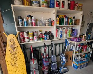 Chemicals, Cleaners, Shampoo Machines