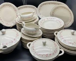 Vintage Barvaria China Set12 Person Place Setting Plus Serving Dishes