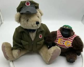 Texaco Teddy and EG Ape Doll
