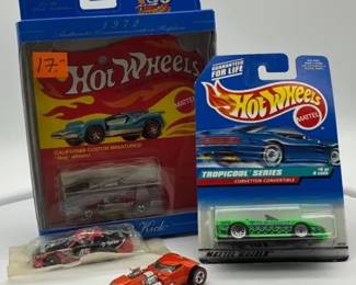 collection of Hot Wheels diecast cars
