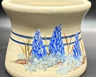 Texan Marshall Pottery Handmade Yesteryears ceramic vase