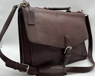 Vintage Coach Leather Briefcase Includes REAL AUTHENTICATION Certification