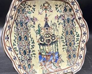 Oriental Accent ceramic decorative plate